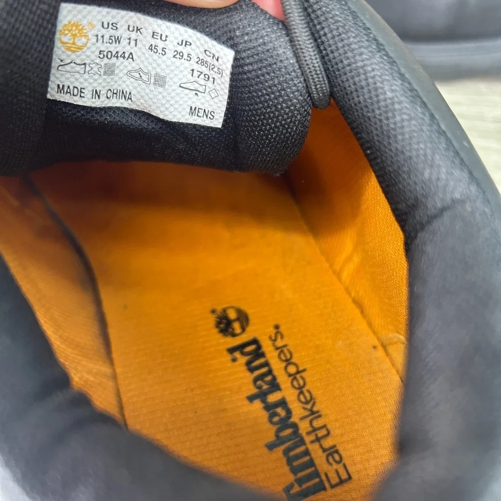 Timberland Earthkeepers Moc Toe Richmond Chukka Boots 73173 Black US 11.5W